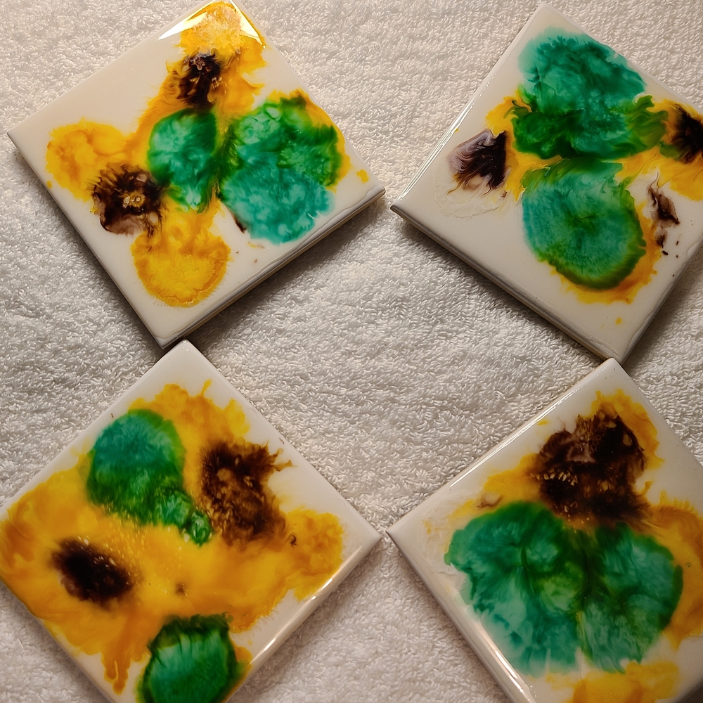 Colorful Abstract Coasters - Picture 5 of 11